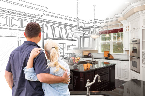 Professional Kitchen Island Installation technician working in Medford, MN